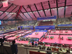 全国乒乓球锦标赛决赛在扬州开幕，“阳澄湖大闸蟹”亮相现场